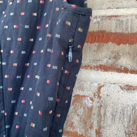 Fossil Navy Blue Dress with Colorful Accents - Picture 4 of 9